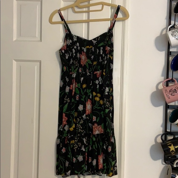Black Floral Sundress - Size Small - Picture 2 of 3